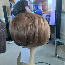 Ídolo de moda ondulado corto pelucas de pelo sintético Ombre 10 pulgadas Bob pelucas para mujeres negras resistente al calor sintético pelucas envío gratis