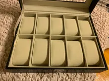 Caja de almacenamiento de reloj de cuero PU para hombre, organizador mecánico con 2/6/10/12 ranuras, expositor de relojes, Cajas de Regalo de joyería