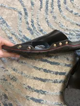 Suecos unisex para primavera y verano, zapatillas con suela blanda de PVC, antideslizante y cubierta de cuero genuino de vaca, diseño a la moda, para uso al aire libre