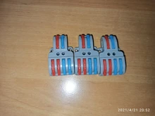 Conector de cable PCT-212, Terminal Universal 213, 214, 215, 218, SPL-2, 3, 0,08-2,5mm, terminales eléctricos Push-in para conexión de cable