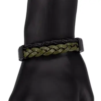 

Leather bracelet otokodesign 54895 (black, lock-connector, genuine leather)