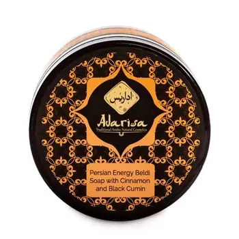 

Persian energy soap-Beldi with cinnamon and black cumin "adarisa"