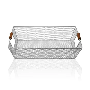 

Basket Metal (25 x 8 x 35 cm) Grey