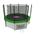 Trampoline Unix line Classic 8 ft (внутри), trampoline Street с внутренней защитной сеткой