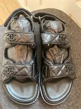 Sandalias de plataforma de cuero genuino para mujer, zapatos de diseñador de lujo a la moda, Sandalias planas, tacones gruesos, tendencia