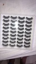 HBZGTLAD 2-20 pares 3D de visón pestañas falsas hecho a mano Wispy largo esponjosa pestañas falsas de ojos Natural extensión Kit de maquillaje Cilios