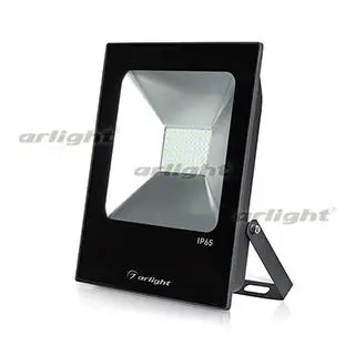 

023582 LED spotlight AR-FLAT-ICE-50W-220V White (Black, 120 deg) ARLIGHT 1-pc
