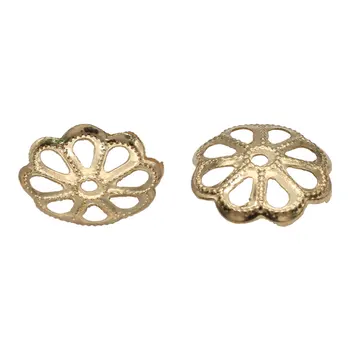 

4ar199 cap for beads, 12mm 30 pcs/pack, Astra (gold)