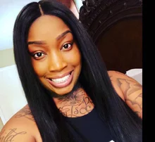 Pelucas de cabello humano con encaje frontal, cabello liso n. ° 4, 180% T, malla con división, Remy brasileño, prearrancado, marrón