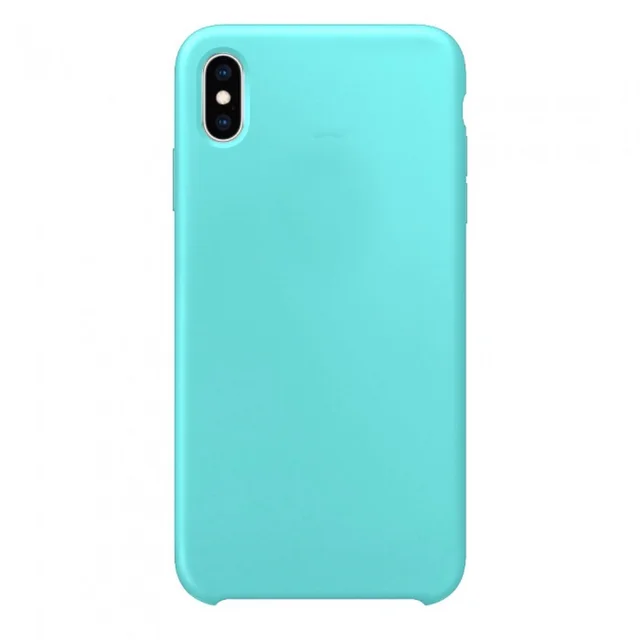 Silicon case for 7,7 +,8,8 + X, XS, XR, xsmax. Sea green