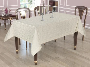 

Dowry Wonderland Diamond Rectangle Table Cover Cream