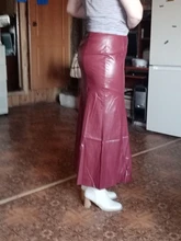 Robe Skirts Female High-Waist Plus-Size Women's Fashion A-Line Casual ZANZEA Solid Spring