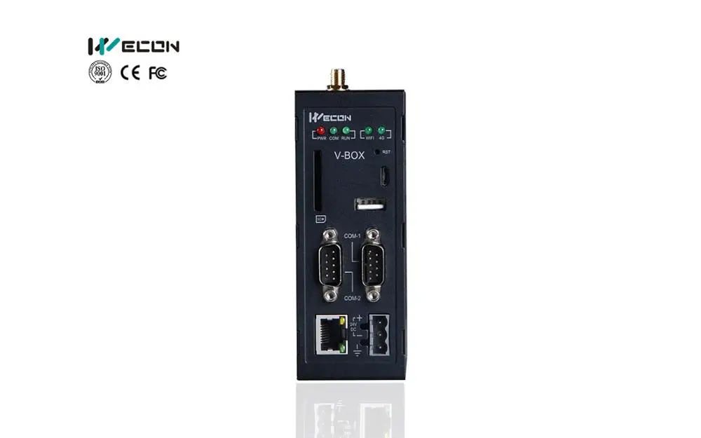 Wecon CortexA8 cpu, 128M Flash, RS232, RS485/RS422 последовательный порт. Встроенный wifi