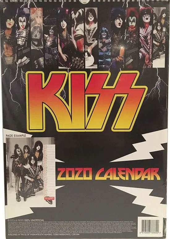 Календарь KISS( по всему миру