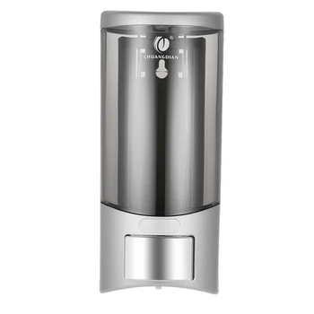 

Wall-mounted Manual Soap Dispenser Shampoo Box Storage 500ml