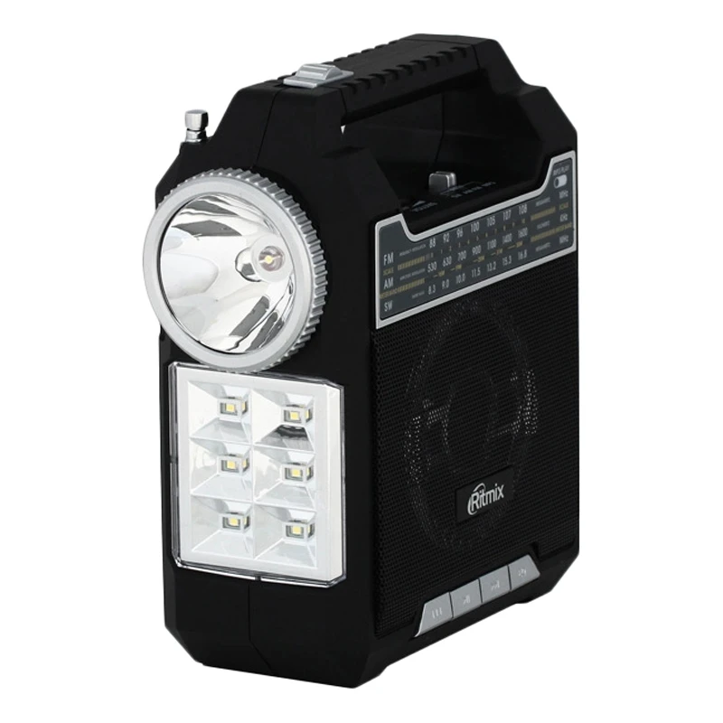 Радиоприемник RITMIX RPR 444 (FM / AM SW MP3 плеер microSD/SD/USB 2 светодиодных