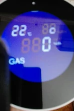 Sgooway-Detector de fugas de Gas Natural, Tuya, con WiFi, alarma de detección de Gas, Sensor de temperatura LCD para Smart Life