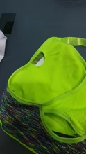 VEQKING Sujetador deportivo de secado rápido, mujeres acolchado sin aros ajustable a prueba de impactos Fitness ropa interior, Push Up Top sin costuras para Yoga o correr