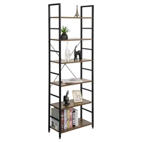 6-tier Wooden Bookcase Bookshelf Storage Organizer 4