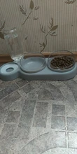 Pet-Feeder Pet-Products Food-Bowl Water-Dispenser Cats Drinking Automatic Dogs for 2-In-1
