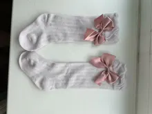 Calcetines de colores sólidos para bebé, lindos lazos suaves hasta la rodilla, para niña pequeña, calcetines largos transpirables de verano