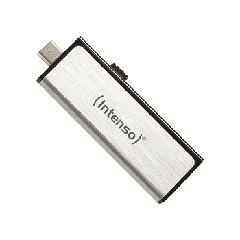 

USB and Micro USB Memory Stick INTENSO 3523480 32 GB Silver