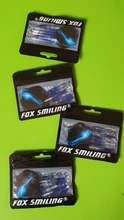 Fox Smiling 6 uds 2BA 35mm Nylon dardo ejes con 6 uds dardos voladores de dardo Accesorios