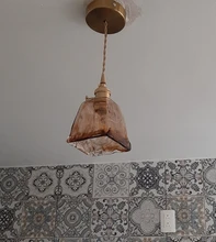 Glass-Pendant-Lights Bedroom Brass Kitchen Living-Room Nordic Restaurant-Bar Modern