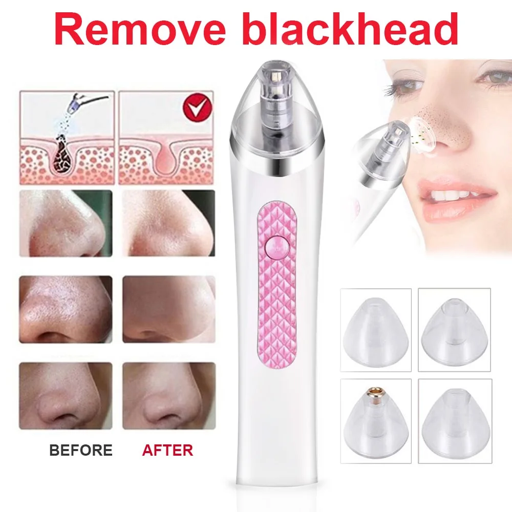 

Blackhead Remover Pore Vacuum Suction Acne Peeling Pimple Remover Tool Face Black Dots Cleanser Facial Skin Care Beauty Machine