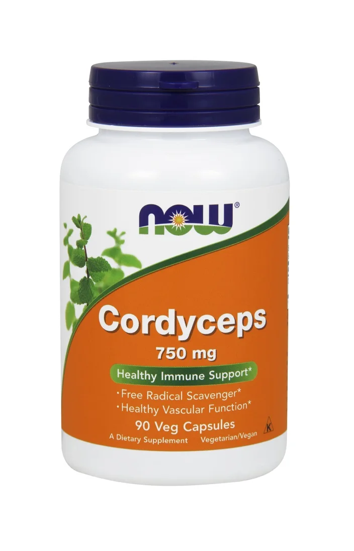Кордицепс 750 мг (Cordyceps mg) 90 капсул | Красота и здоровье