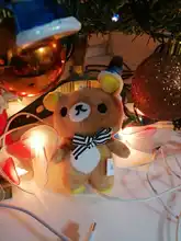 Stuffed TOY Charm-Toy DOLL Key-Chain-Design Soft-Figure Plush Rilakkuma Bear Kawaii 1pcs