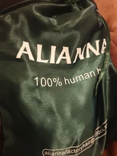 ALIANNA-extensiones de cabello humano para mujer, mechones de pelo largo y liso, brasileño, 32, 34, 36, 38 y 40 pulgadas, n. ° 1B, 30 pulgadas