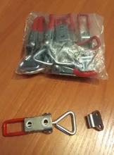 10 Uds. Abrazadera de pestillo de palanca 4001 100Kg 220Lbs capacidad de sujeción tipo Horizontal para herramienta de mano para soldadura, jigging, reparación