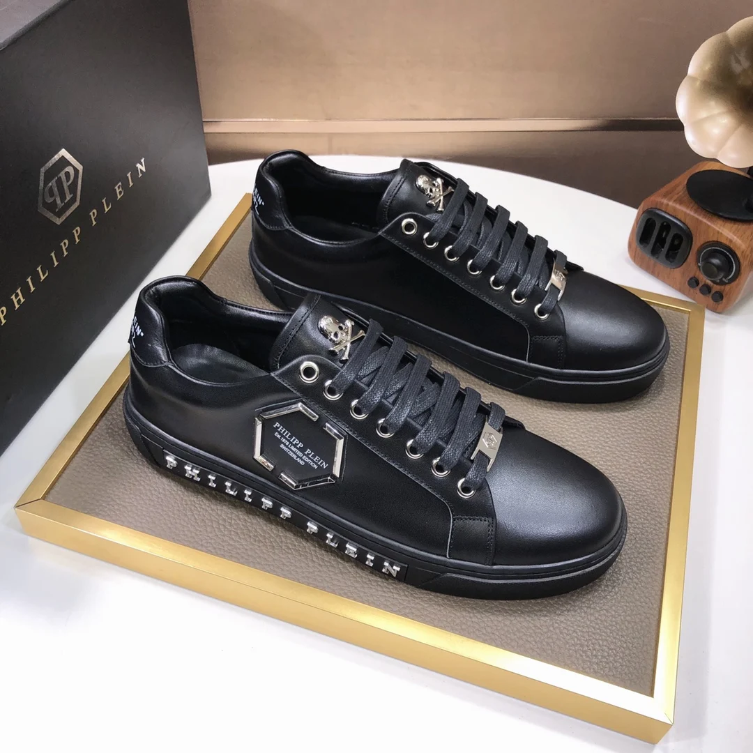 P010 Philipp Plein Skull Logo Mannen Mode Loopschoenen Casual Schoenen  Outdoor Sport Schoenen Sneakers|Casual schoenen voor Mannen| - AliExpress