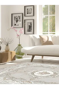 

Lucra Concept Nergis Carpet 100% First Quality Latex Base Waterproof Antiallergic Stain Resistant Turkish Carpet Rug Home Decor