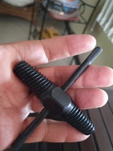 Extractor de cabeza doble de tornillo, Extractor de tubería de perno roto, brocas de tornillo dañadas, Conector hexagonal multifuncional, 1/2 , 3/4
