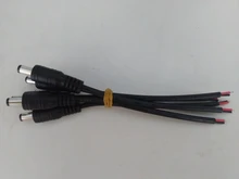 5/10 Uds 5,5x2,1 macho DC macho o hembra conector de Cable para 3528 de 5050 LED de luz de tira