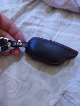 3 botones de cuero coche-estilo de cubierta para Starline B9 B6 A91 A61 Twage dos forma de sistema de alarma para coche llavero