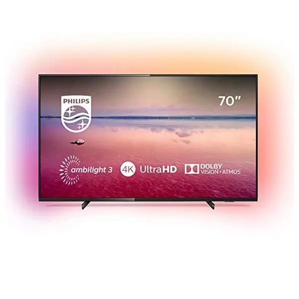Smart tv Philips 70PUS6704 7" 4 K Ultra HD светодиодный WiFi черный