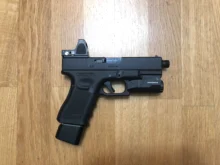 Mira holográfica de Metal para caza, visor de punto rojo RMR, colimador, reflejo Glock, compatible con Weaver carril de 20mm, Airsoft