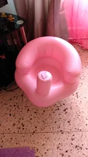 Silla de baño caliente Silla para bebés inflable de PVC, Silla de comedor, juego portátil, taburete de aprendizaje
