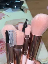 Makeup-Brushes Powder Eyeshadow Eyelash-Eyebrow Blending-Eyeliner Pink Beauty MAANGE