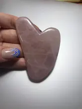 Scraper-Tools Guasha-Board Jade Rose Quartz Natural-Stone Face-Neck for Back-Body Pressure-Therapy