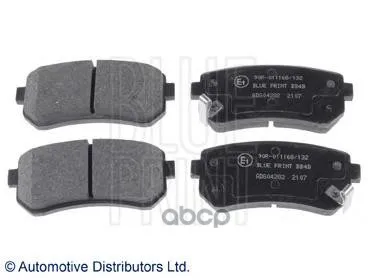 Колодки Тормозные Kia Ceed/Rio/Sportage/Hyundai Accent/I20/I30/Ix35 Задние Blue Print Adg04282 Blue Print арт. ADG04282