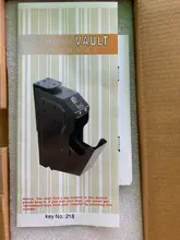 Caja fuerte de acero de alta calidad para pistolas de seguridad, Caja de Seguridad Biométrica con huella dactilar y llave de repuesto