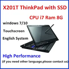 Für Lenovo ThinkPad X201t Laptop i7 cpu 4GB/8GB Ram Notebook Computer Kann Arbeit für alldata mb stern c4 c5 Diagnose Werkzeuge Pc