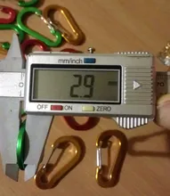 Carabiner Keychain Backpack Lock-Buckle Snap-Clip-Tools Aluminum-Alloy Outdoor Camping-Climbing