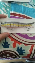 Wobblers Fishing-Tackle Hard-Bait Swimbait Sinking Bass Multi-Jointed Segments 8 Lure
