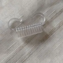 Cepillo de limpieza de uñas para manicura, cepillo de limpieza de uñas para cuidado del polvo, suave, rosa, para pedicura, portátil