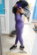 Las mujeres Legging salud Sexy Leggings a correr sin polainas gimnasio cintura alta Leggins Mujer